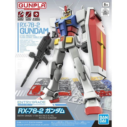 Mobile Suit Gundam - RX-78-2 Gundam - 1/144 Entry Grade Model Kit