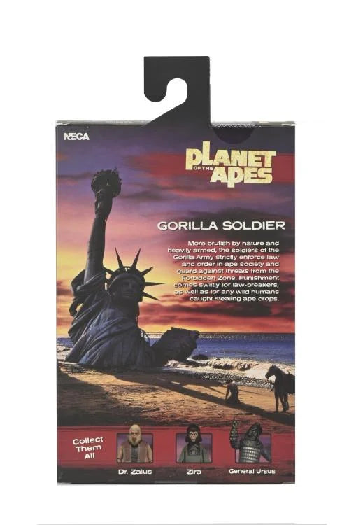 Planet of the Apes: Classic Series - Gorilla Soldier - 7 inch Action Figure - Videguy Collectibles