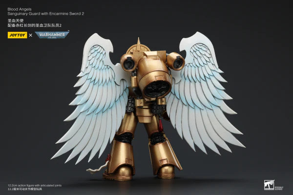Warhammer 40,000: Blood Angels - Sanguinary Guard with Encarmine Sword 2 - 1/18 Scale Action Figure