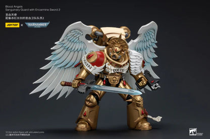 Warhammer 40,000: Blood Angels - Sanguinary Guard with Encarmine Sword 2 - 1/18 Scale Action Figure