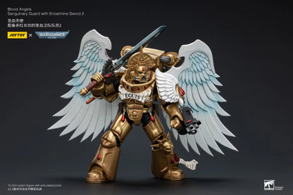 Warhammer 40,000: Blood Angels - Sanguinary Guard with Encarmine Sword 2 - 1/18 Scale Action Figure