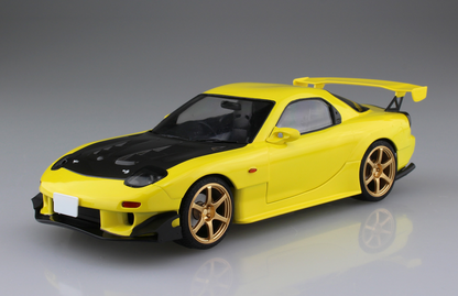 Initial D: Keisuke Takahashi FD3S RX-7 Project D Version - Aoshima 1/24 Model Kit
