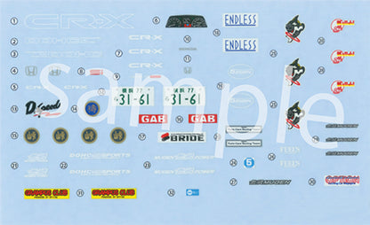 Honda Cyber Sports CR-X Si - 1/24 Scale Model Kit