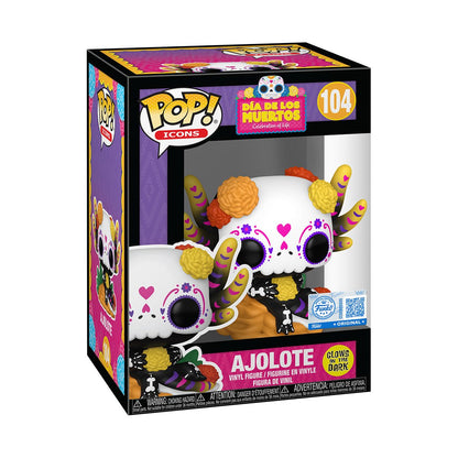 [Pre-Order] Funko POP! Icons: Dia De Los Muertos - Ajolote #104 (Glow in the Dark) (Entertainment Earth Exclusive)