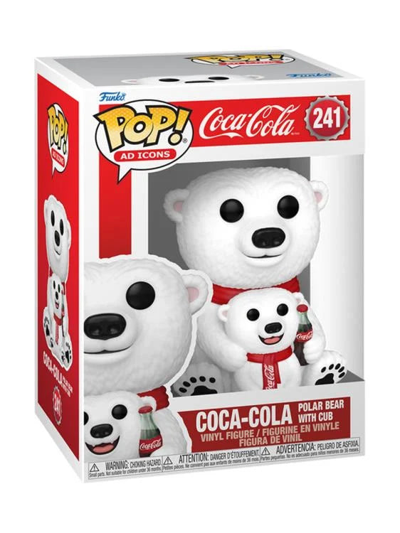 Funko Pop! Ad Icons: Coca-Cola Polar Bear w/ Cub #241