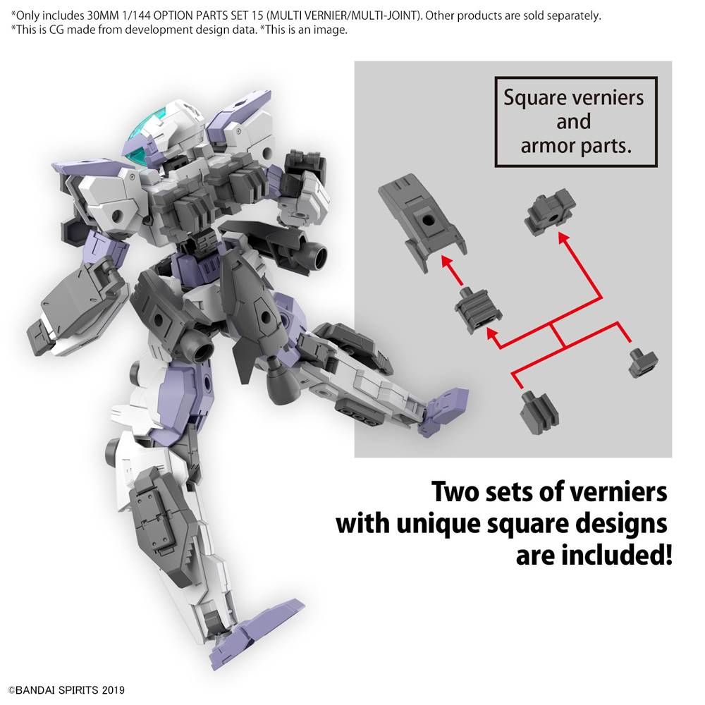 #28 Option Parts Set 15 (Multi Vernier/Multi-Joint) "30 Minute Mission", Bandai Hobby 30 MM 1/144