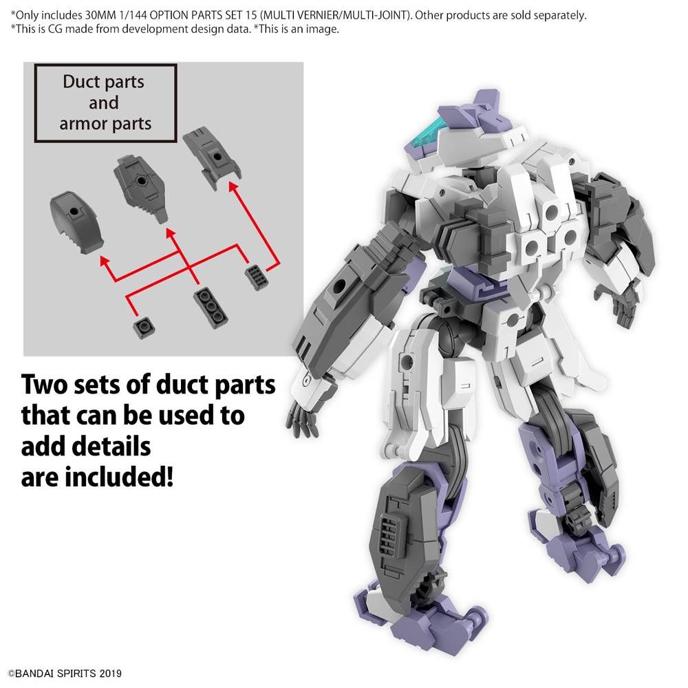 #28 Option Parts Set 15 (Multi Vernier/Multi-Joint) "30 Minute Mission", Bandai Hobby 30 MM 1/144