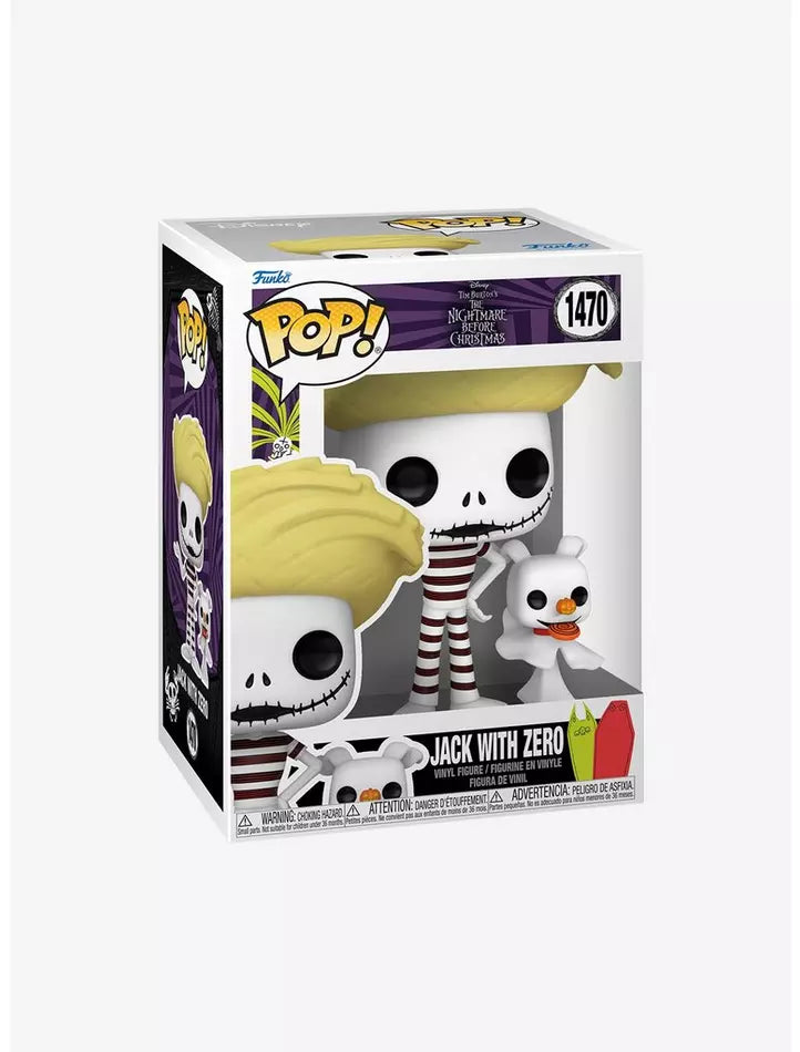 Funko POP! The Nightmare Before Christmas - Jack with Zero #1470