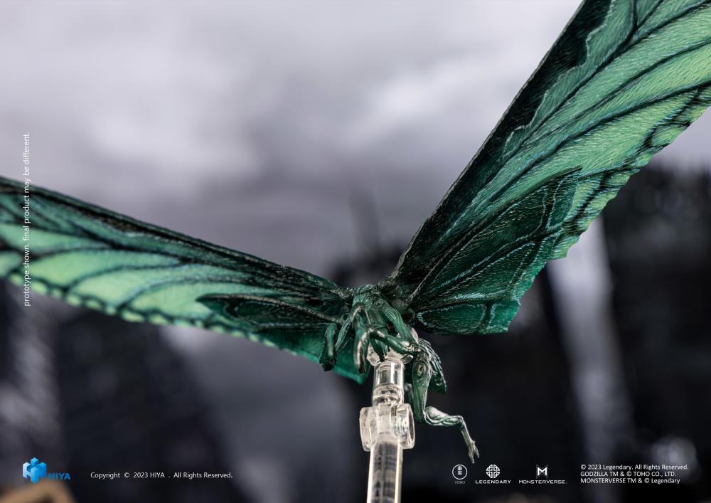 HIYA Exquisite Basic Series None Scale 14 Inch GODZILLA KING OF THE MONSTERS Mothra Emerald Titan Ver. Action Figure