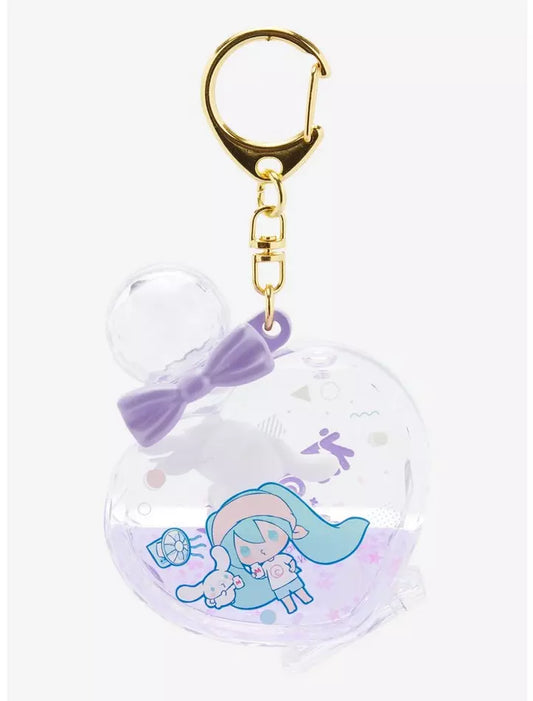 Hatsune Miku x Cinnamoroll - Puka Puka Blind Bag Liquid Keychain