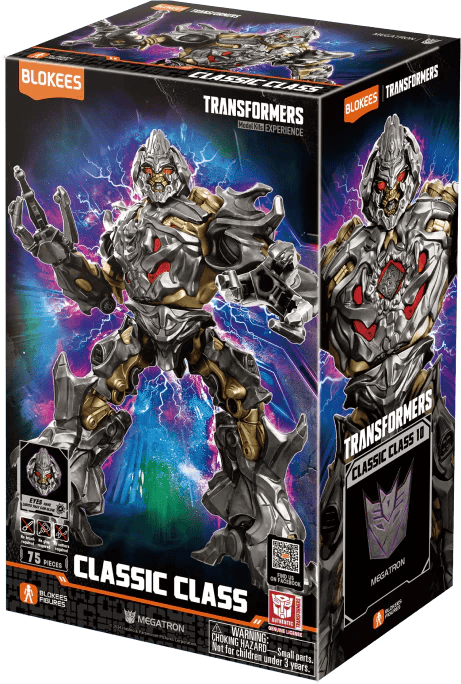 Transformers Classic Class 10: Transformers (2007) - Megatron - Blokees Model Kit - Videguy Collectibles