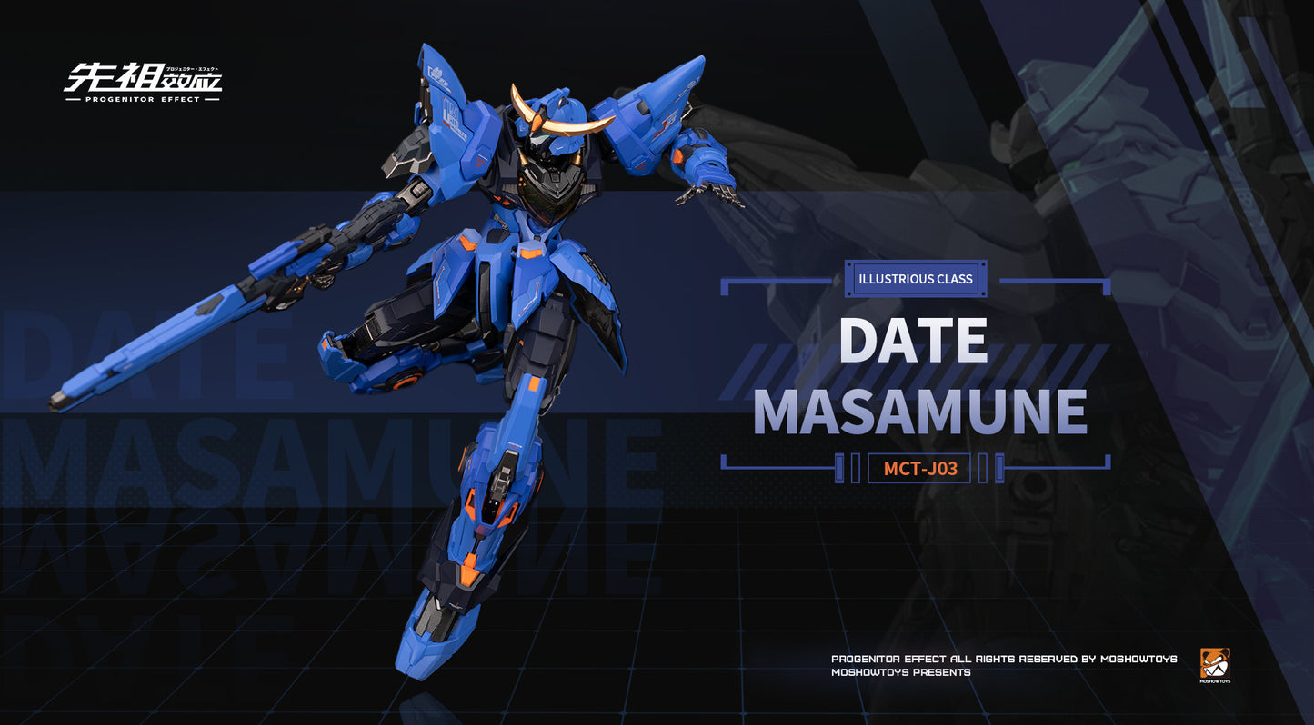 Progenitor Effect Illustrious Class: MCT-J03 Date Masamune Brahma Maru Mecha - 1/100 Scale Action Figure