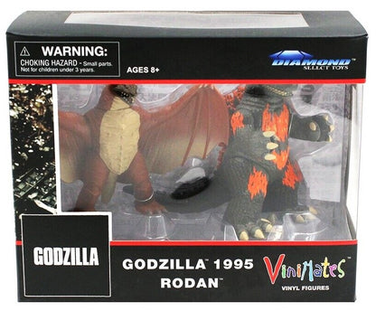 Diamond Select Toys: Vinimates - Burning Godzilla 1995 & Rodan - Vinyl Figures 2-Pack