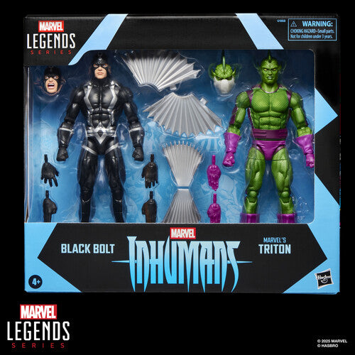 Inhumans - Black Bolt & Marvel’s Triton - Marvel Legends Action Figure 2-Pack