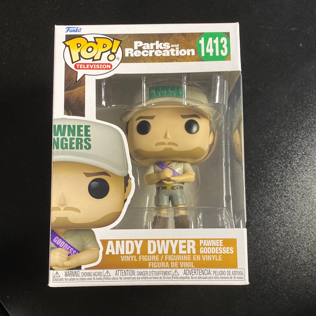 Funko POP! Television: Parks & Recreation - Andy Dwyer (Pawnee Goddesses) #1413