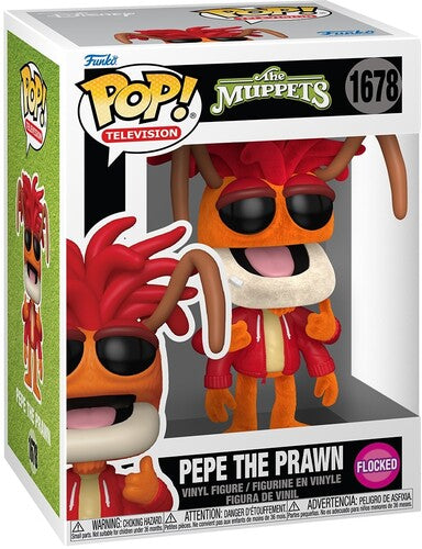 Funko POP! Television: The Muppets - Pepe the Prawn (Flocked) #1678