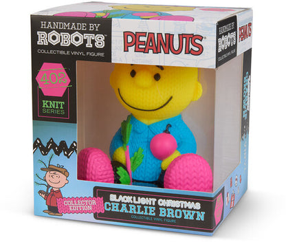 Peanuts: Charlie Brown #402 (Blacklight Christmas) - Handmade by Robots Vinyl Figure