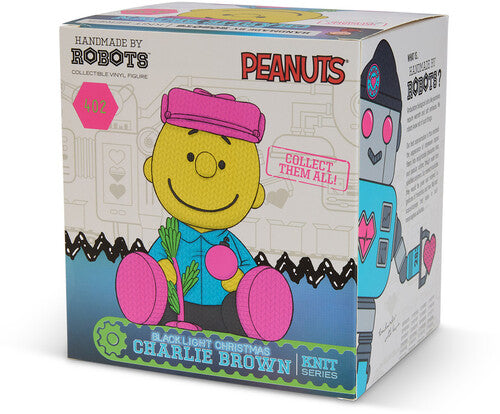 Peanuts: Charlie Brown #402 (Blacklight Christmas) - Handmade by Robots Vinyl Figure