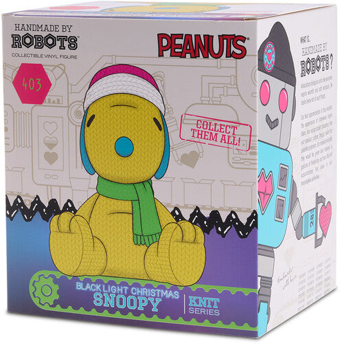 Peanuts: Snoopy #403 (Blacklight Christmas) - Handmade by Robots Vinyl Figure