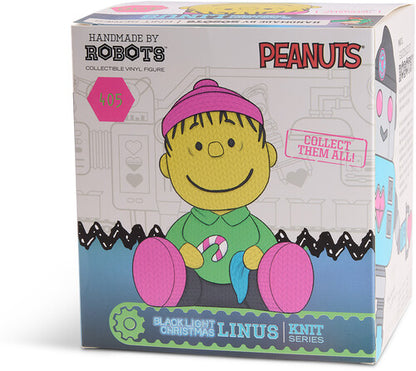 Peanuts: Linus #405 (Blacklight Christmas) - Handmade by Robots Vinyl Figure