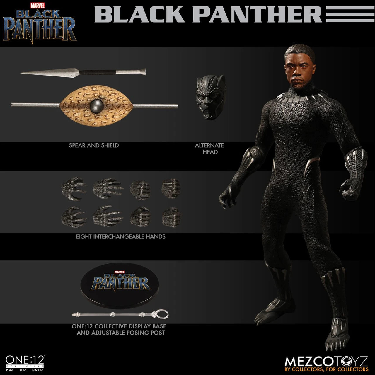 The One:12 Collective - Black Panther Figure