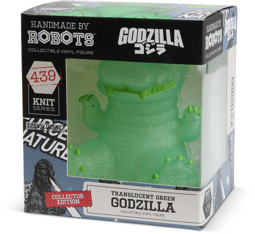 Godzilla (Translucent Green) #439 - Handmade by Robots Vinyl Figure