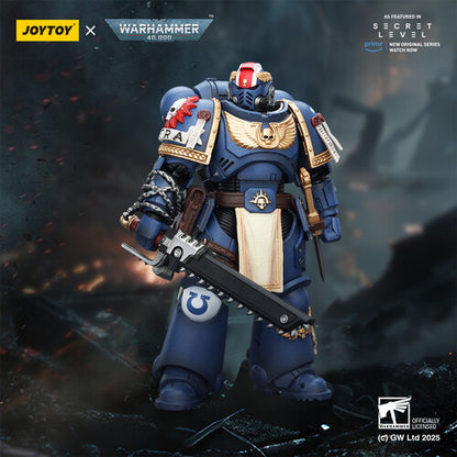 (Pre-Order) Warhammer 40K: Secret Level - Ultramarines Titus with Laurels of Victory - 1/18 Scale Action Figure