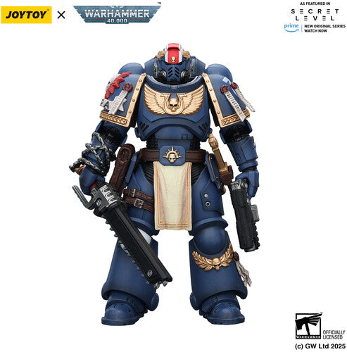 (Pre-Order) Warhammer 40K: Secret Level - Ultramarines Titus with Laurels of Victory - 1/18 Scale Action Figure