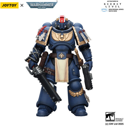 (Pre-Order) Warhammer 40K: Secret Level - Ultramarines Titus with Laurels of Victory - 1/18 Scale Action Figure