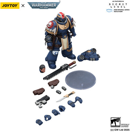 (Pre-Order) Warhammer 40K: Secret Level - Ultramarines Titus with Laurels of Victory - 1/18 Scale Action Figure