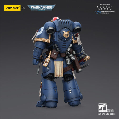 (Pre-Order) Warhammer 40K: Secret Level - Ultramarines Titus with Laurels of Victory - 1/18 Scale Action Figure