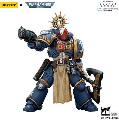(Pre-Order) Warhammer 40K: Secret Level - Ultramarines Metaurus with Power Axe Stormshield and Plasma Pistol - 1/18 Scale Action Figure