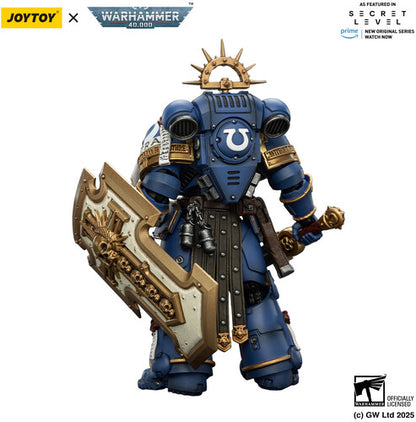 (Pre-Order) Warhammer 40K: Secret Level - Ultramarines Torvald with Power Sword Stormshield and Bolt Pistol - 1/18 Scale Action Figure