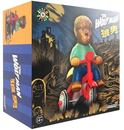 [Arriving Soon] Universal Monsters: The Wolf Man (Brown W/ Red Trike) - Super Cycles - Videguy Collectibles