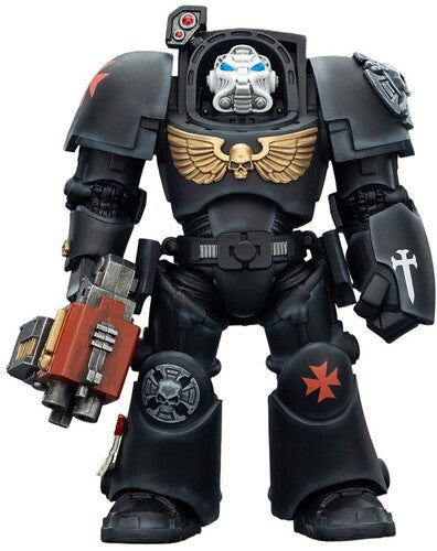 Warhammer 40K: Black Templars - Terminator 2 with Power Fist and Storm Bolter - 1/18 Scale Action Figure