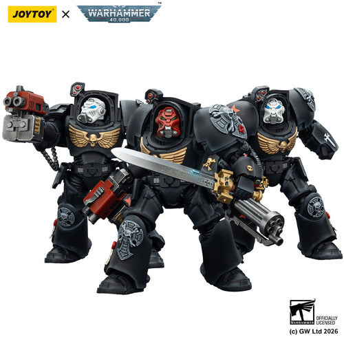 Warhammer 40K: Black Templars - Terminator 2 with Power Fist and Storm Bolter - 1/18 Scale Action Figure
