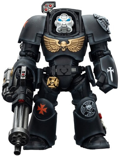 Warhammer 40K: Black Templars - Terminator 3 with Power Fist and Assault Cannon - 1/18 Scale Action Figure