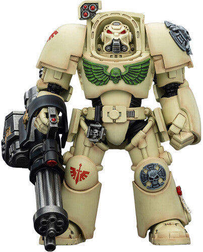 Warhammer 40K: Dark Angels - Deathwing Terminator 3 with Power Fist and Assualt Cannon - 1/18 Scale Action Figure