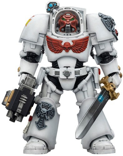 Warhammer 40K: White Scars - Terminator 1 with Power Sword and Storm Bolter - 1/18 Scale Action Figure