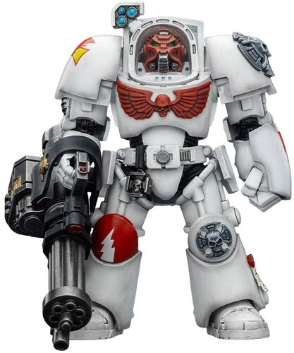 Warhammer 40K: White Scars - Terminator 3 with Power Fist and Assualt Cannon - 1/18 Scale Action Figure