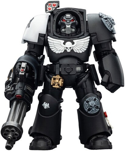 Warhammer 40K: Raven Guard - Terminator 3 with Power Fist and Assault Cannon - 1/18 Scale Action Figure