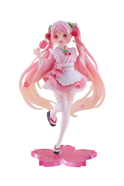 Taito - Hatsune Miku - Sakura Miku Newley Written (Japanese Cafe Ver.) Coreful Figure