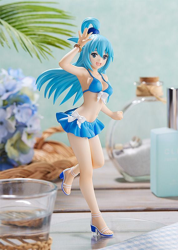 KONO SUBARASHII SEKAI NI SYUKUFUKU WO!: Aqua (Swimsuit Ver.) - POP UP PARADE - Videguy Collectibles