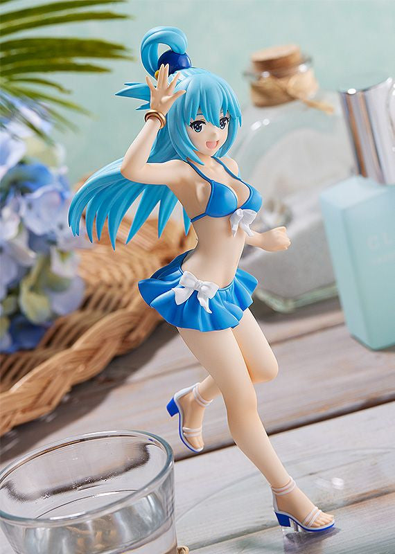 KONO SUBARASHII SEKAI NI SYUKUFUKU WO!: Aqua (Swimsuit Ver.) - POP UP PARADE - Videguy Collectibles