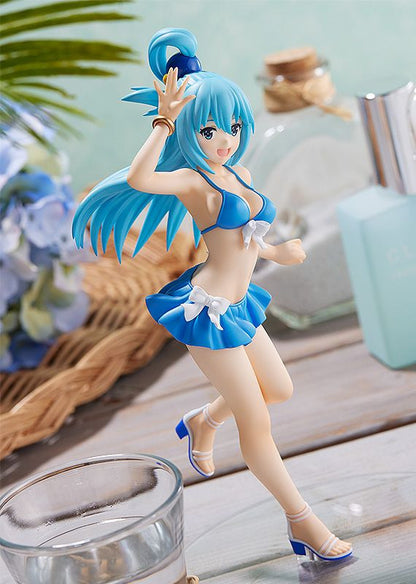KONO SUBARASHII SEKAI NI SYUKUFUKU WO!: Aqua (Swimsuit Ver.) - POP UP PARADE - Videguy Collectibles