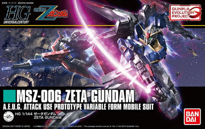 Z Gundam: MSZ-006 Zeta Gundam #203 - HGUC 1/144 Model Kit