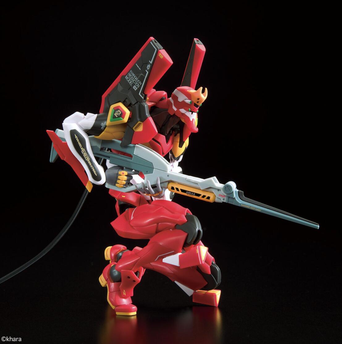 Neon Genesis Evangelion: Evangelion Production Model EVA Unit-02 - RG Model Kit - Videguy Collectibles