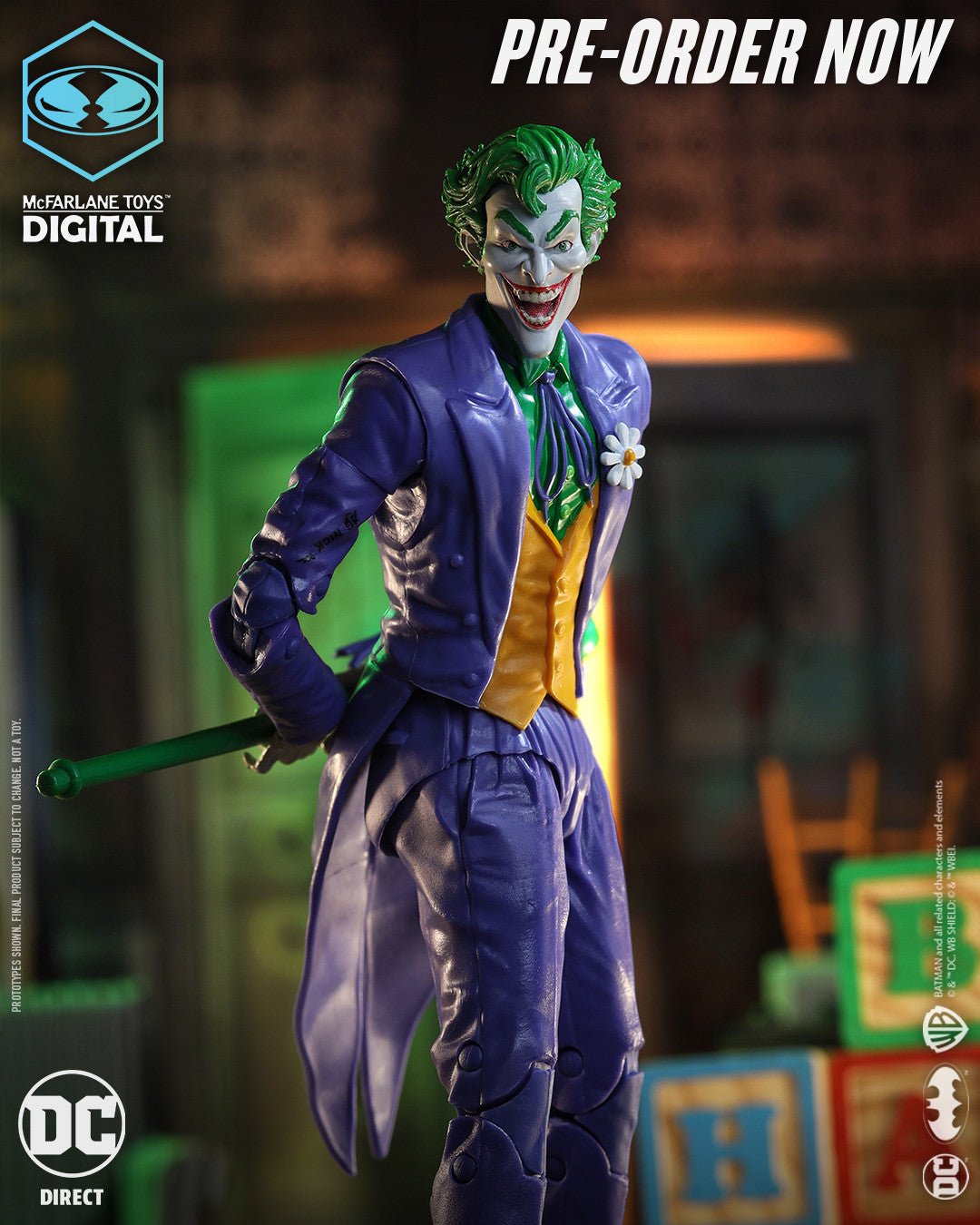 [Pre-Order] DC Comics:  The Joker (SIlver Age) - 7 in Action Figure (w/ Digital Code)