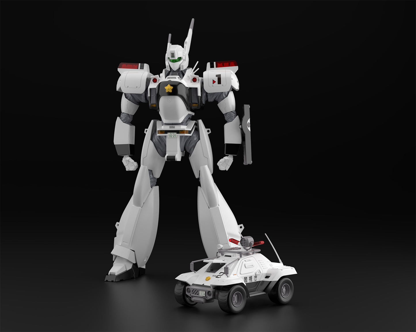 Mobile Police PATLABOR: AV-98 INGRAM 1st + Special Command Vehicle Type 98 - 1/43 Model Kit