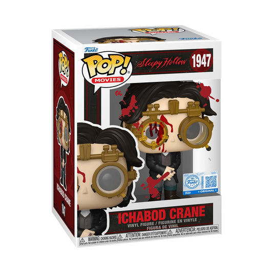 Funko POP! Movies: Sleepy Hollow: Ichabod Crane Bloody #1947 (Entertainment Earth Exclusive)